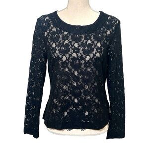 H&M Black Lace Women's Blouse